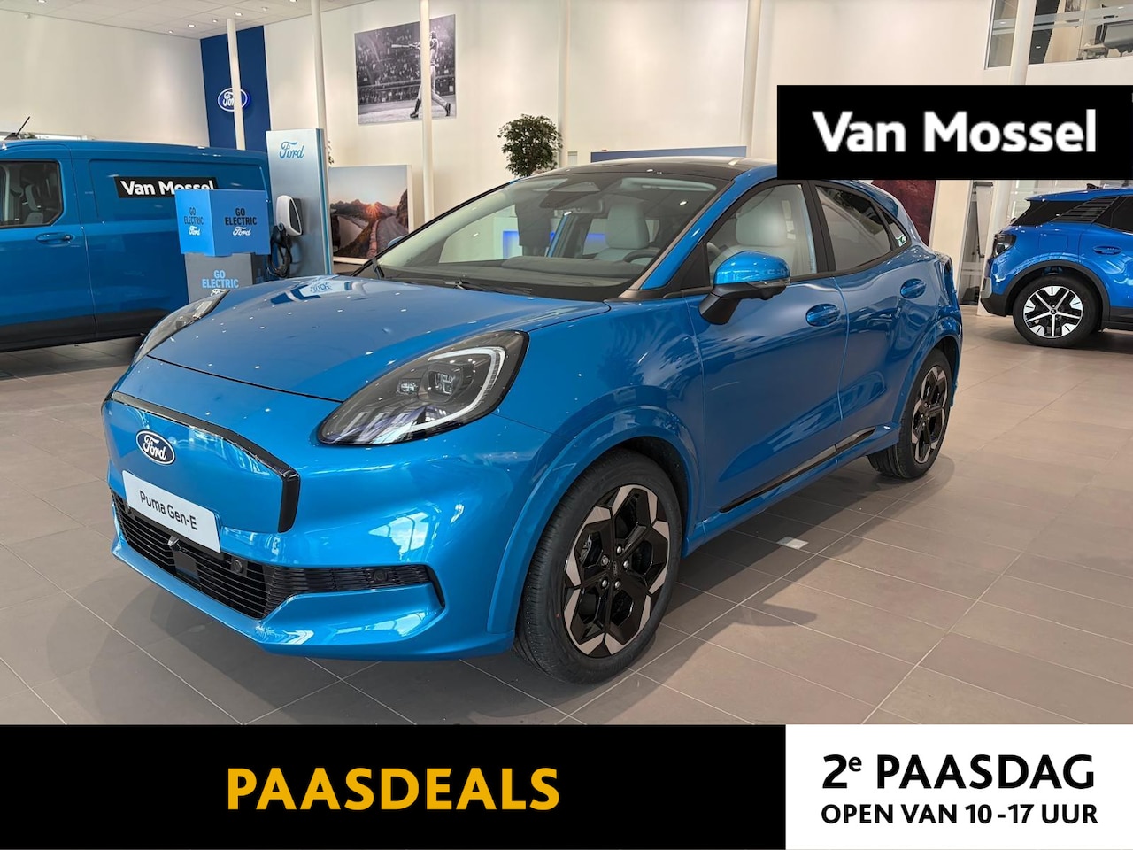 Ford Puma Gen-E - Premium 44 kWh TE BESTELLEN | B&O AUDIO | STUUR, STOEL EN VOORRUITVERWARMING | 360 GRADEN - AutoWereld.nl