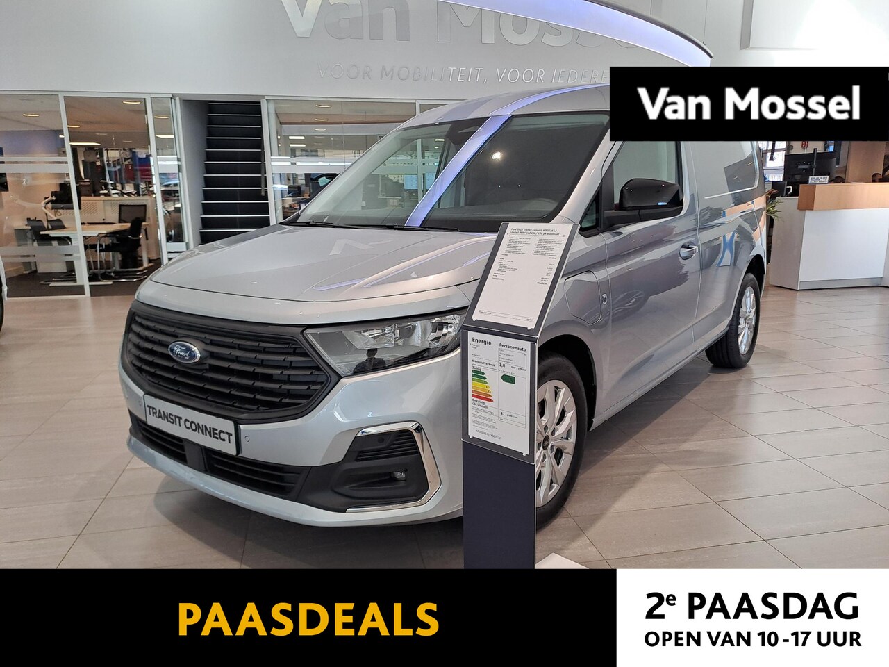 Ford Transit Connect - 1.5 EcoBoost PHEV L1 Limited | UIT VOORRAAD LEVERBAAR | TIJDELIJK 8% FORD PRO VOORDEEL ACT - AutoWereld.nl