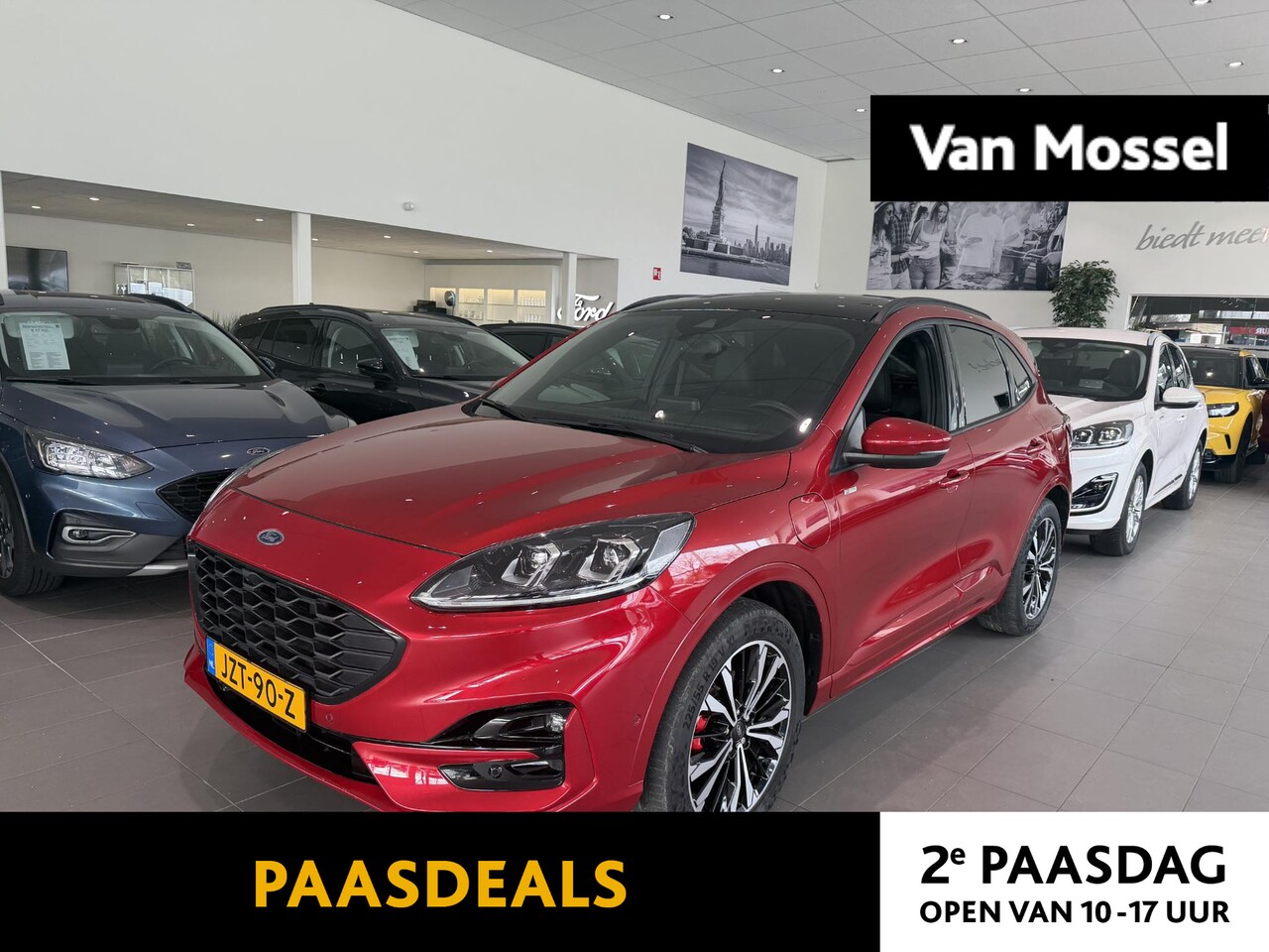 Ford Kuga - 2.5 PHEV ST-Line X Pano | HUD | Adapt. Cruise | Trekhaak | B&O | 19” LMV | Winterpack | Me - AutoWereld.nl