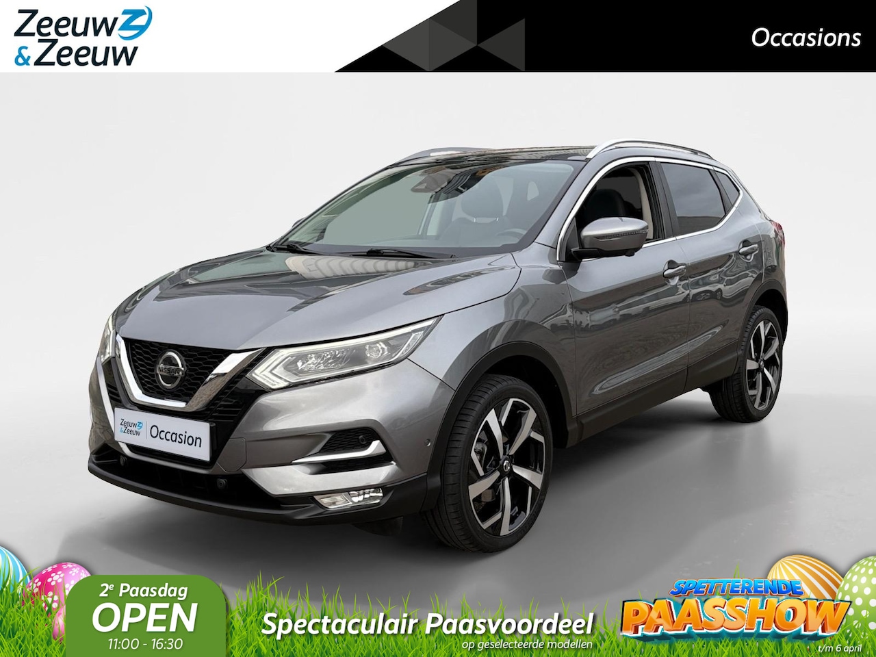 Nissan Qashqai - 1.2 Tekna | Navigatie | Cruise Control | Camera | Panorama dak | Bluetooth | Lichtmetalen - AutoWereld.nl