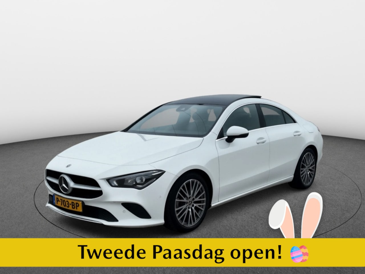 Mercedes-Benz CLA-Klasse - 180 Business Solution Luxury Aut | Panoramadak | Sfeerled - AutoWereld.nl