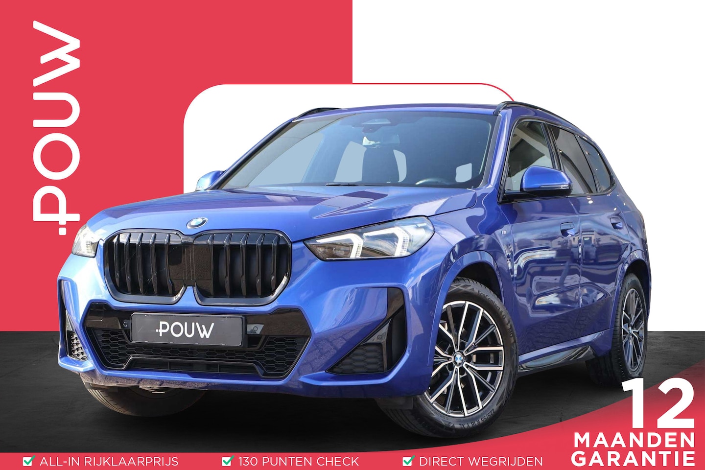 BMW X1 - sDrive18i 136pk AUT High Executive M-Sport | Trekhaak | Navigatie | Camera | Elektrische A - AutoWereld.nl