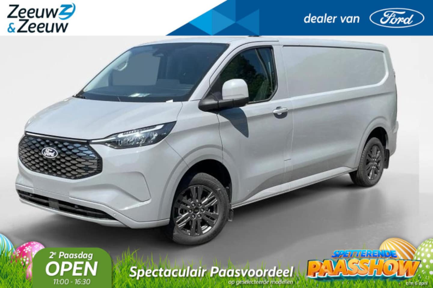 Ford Transit Custom - E-Transit 320 L2H1 Limited 71 kWh 218 pk | 0,99% rente op financial lease | Navigatie | 2- - AutoWereld.nl