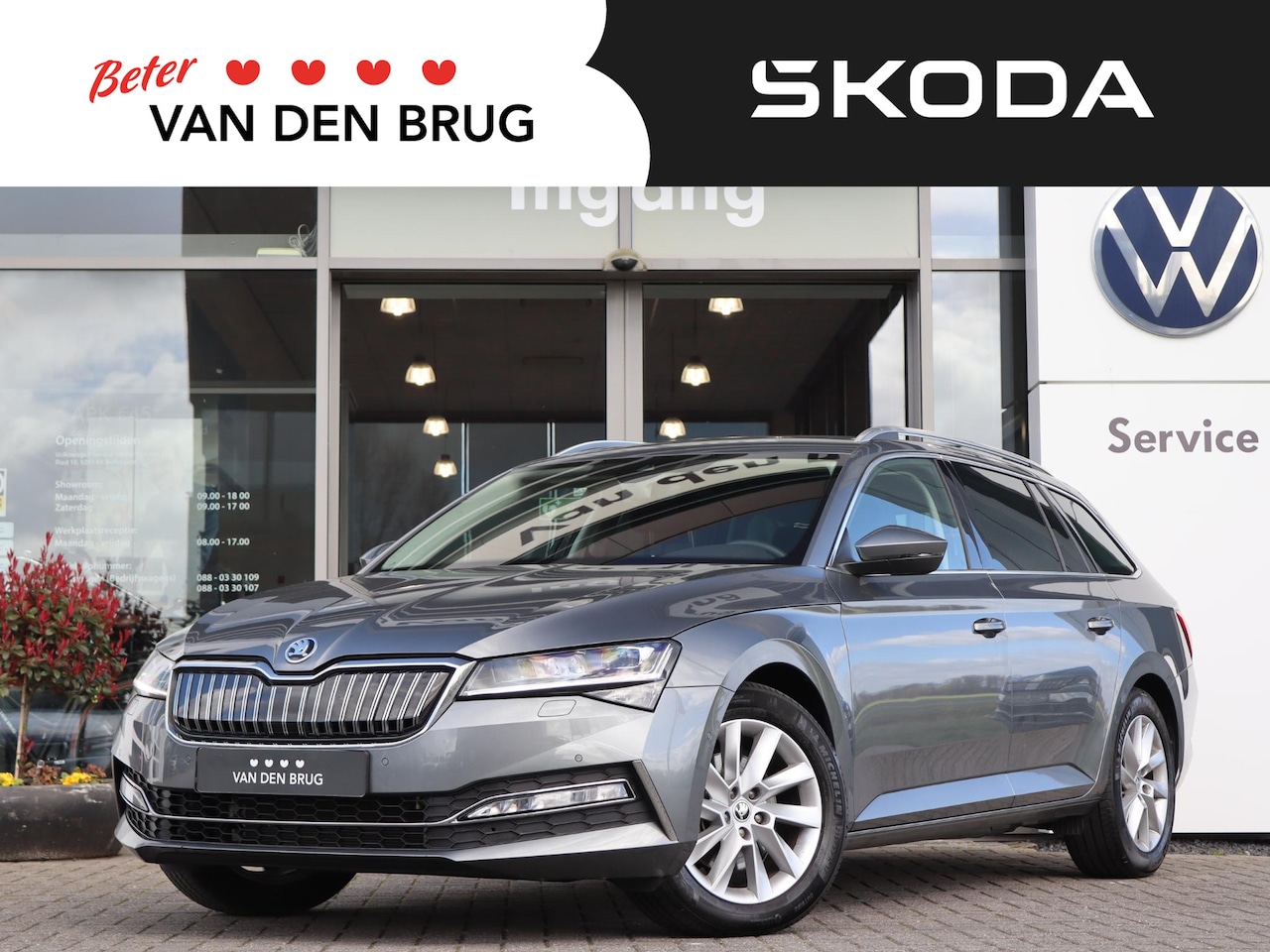 Skoda Superb Combi - 1.4 TSI 218 pk DSG iV Style | Trekhaak | ACC | Bestuurdersstoel met Geheugen | SmartLink | - AutoWereld.nl