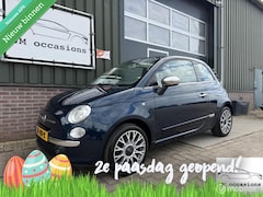 Fiat 500 - 1.2 Lounge Cabrio|Airco|Bleu&me|Leder|PDC|APK nieuw|