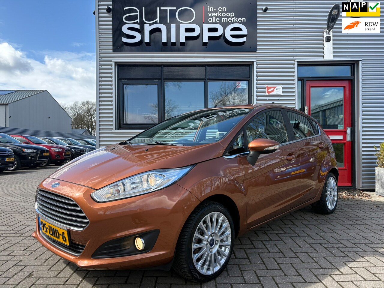 Ford Fiesta - 1.0 EcoBoost Titanium -101 PK!-5DRS.-CLIMA-CRUISECONTROL-VOORRUITVERWARMING-TREKHAAK-LICHT - AutoWereld.nl