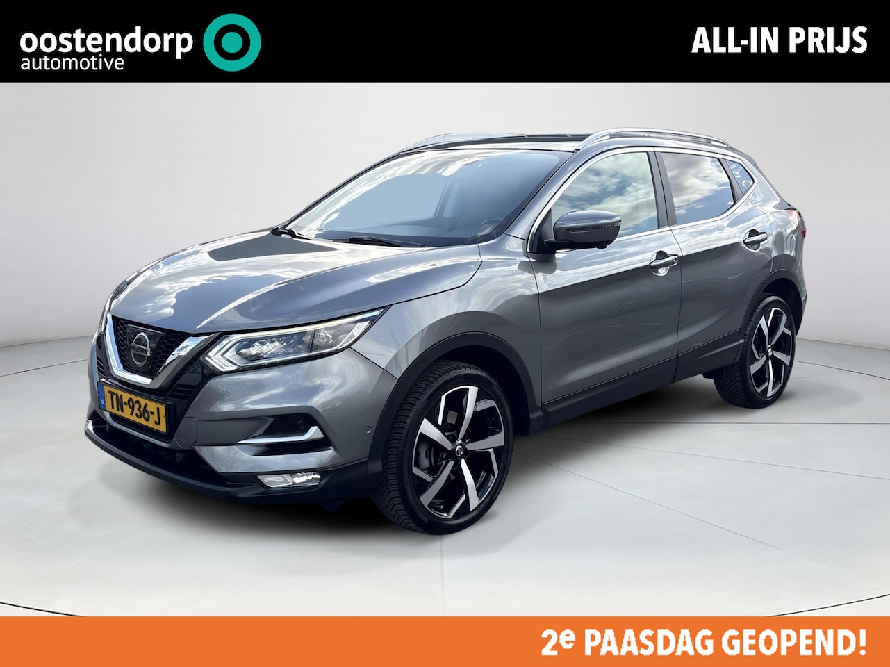 Nissan Qashqai - 1.2 Tekna | PanoDAk - AutoWereld.nl