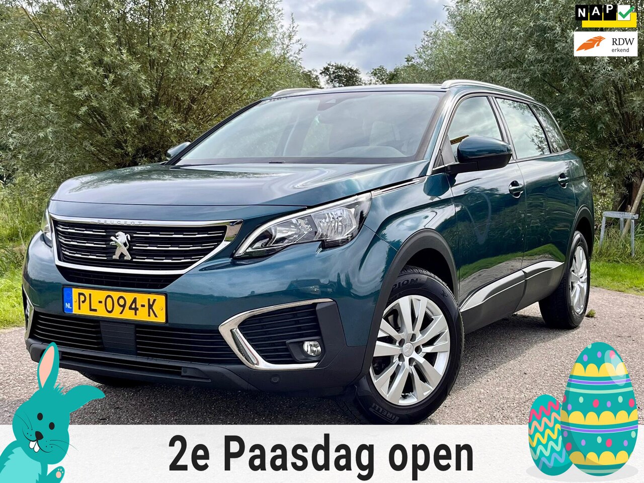 Peugeot 5008 - 1.2 PureTech Blue Lease Executive 7PERSOONS NAVI CAMERA BTW NL-AUTO NAP GOED ONDERHOEDEN - AutoWereld.nl