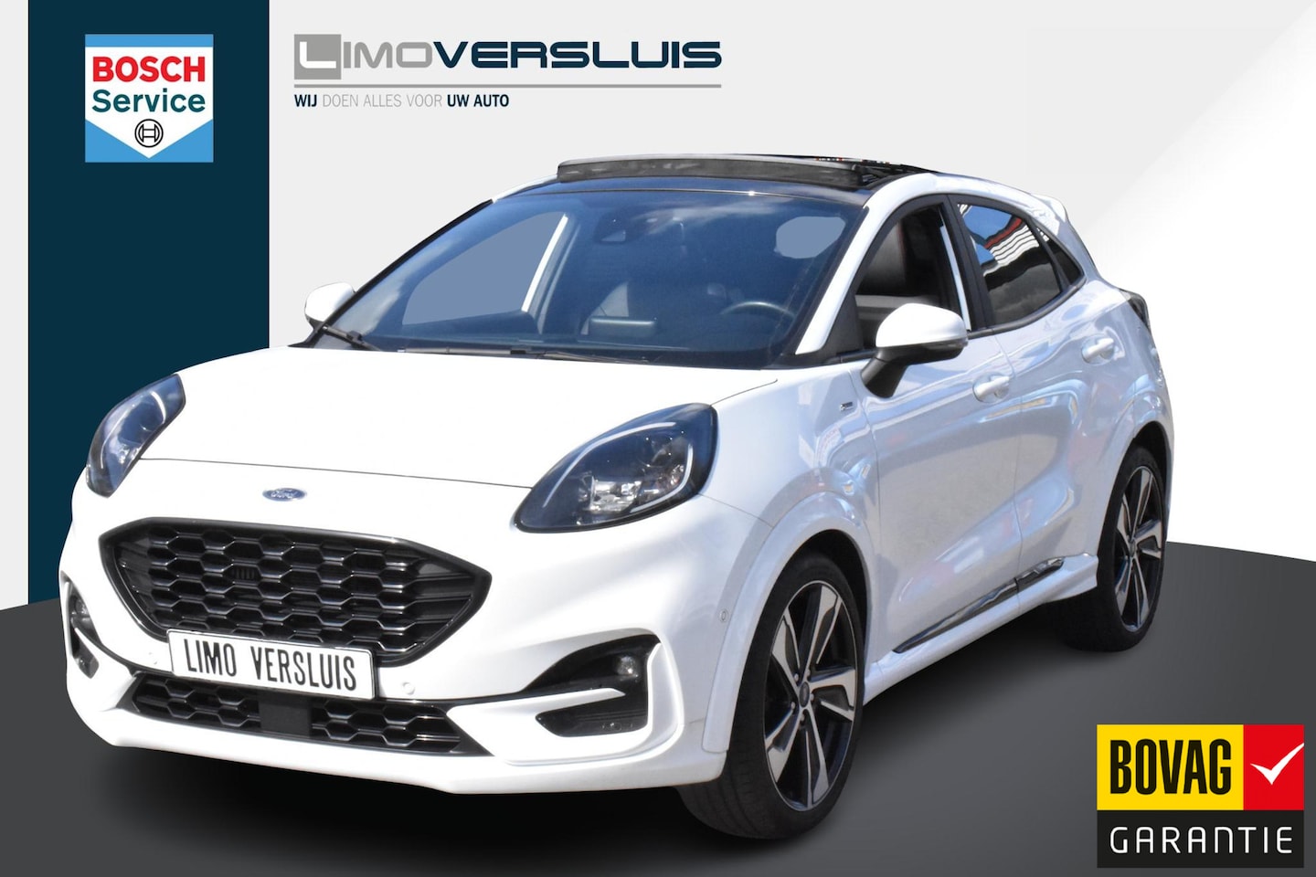 Ford Puma - 1.0 EcoBoost Hybrid ST-Line X Automaat | Schuif/Kantel-dak | B&O | Trekhaak | Half-Leder | - AutoWereld.nl