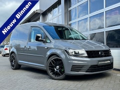 Volkswagen Caddy - 2.0 TDI L1H1 | 150pk | Black Line | Betongrijs | Leer | Stoelverwarming | Spoiler | LM vel