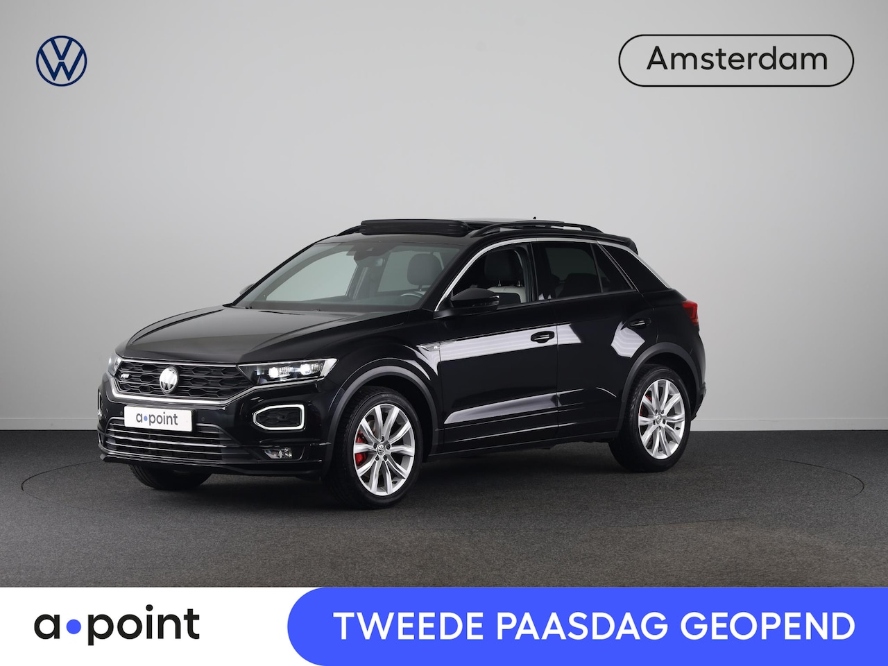 Volkswagen T-Roc - 1.5 TSI Sport Business R 150 PK | Automaat (DSG) | Panoramadak | Camera | Keyless entry | - AutoWereld.nl