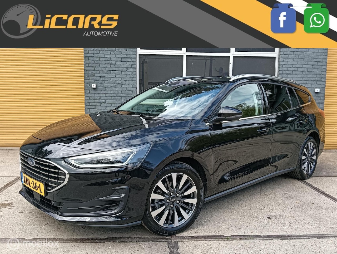 Ford Focus Wagon - 1.0 155pk aut. Hybrid Titanium X /trekhaak - AutoWereld.nl