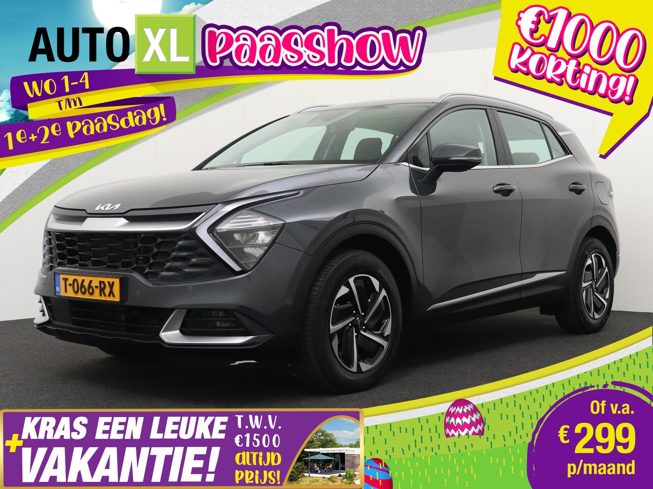 Kia Sportage - 1.6T 180PK Aut. DynamicLine Camera Carplay Navi Adapt.Cruise - AutoWereld.nl