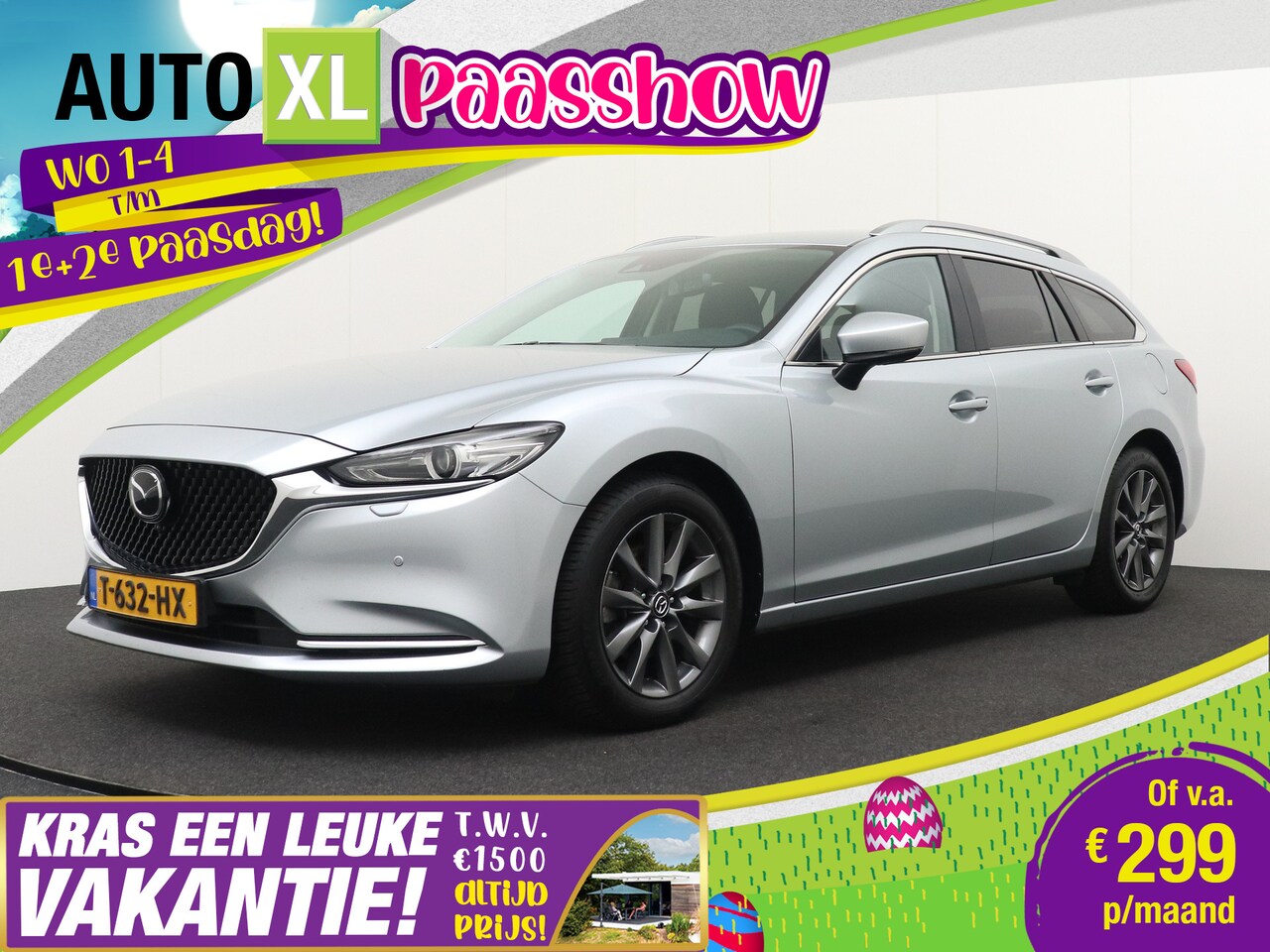 Mazda 6 Sportbreak - 2.0 165 PK Aut. Centre-Line Trekhaak Adap.Cruise Head-Up - AutoWereld.nl