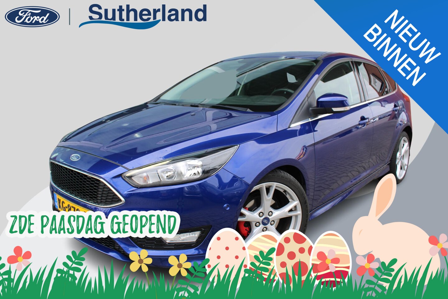Ford Focus - 1.0 Ecoboost 125 PK Titanium S-Edition | Trekhaak | Camera | 18 Inch Lichtmetalen Velgen | - AutoWereld.nl
