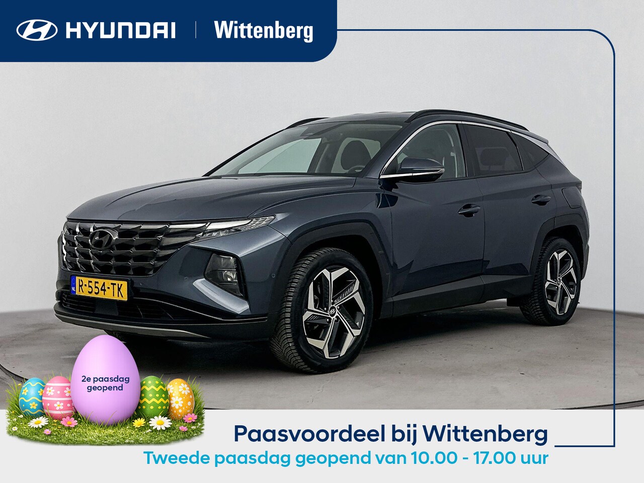 Hyundai Tucson - 1.6 T-GDI HEV Premium | All season banden | Parkeersensoren | Lederenbekleding | Metallic - AutoWereld.nl