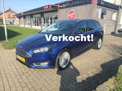 Ford Focus Wagon - 1.0 125pk Titanium, Trekhaak, Cruise, Nwe distr