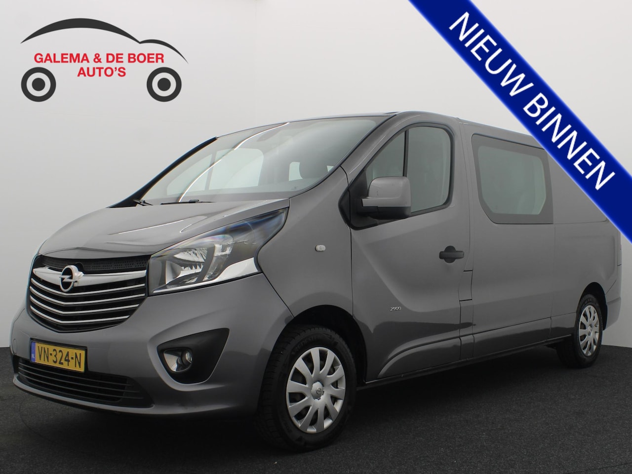 Opel Vivaro - 1.6 CDTI L2H1 DC Edition 1STE EIG / ISOFIX / TREKHAAK / CAMERA / NAVI / AIRCO / PDC / BLUE - AutoWereld.nl