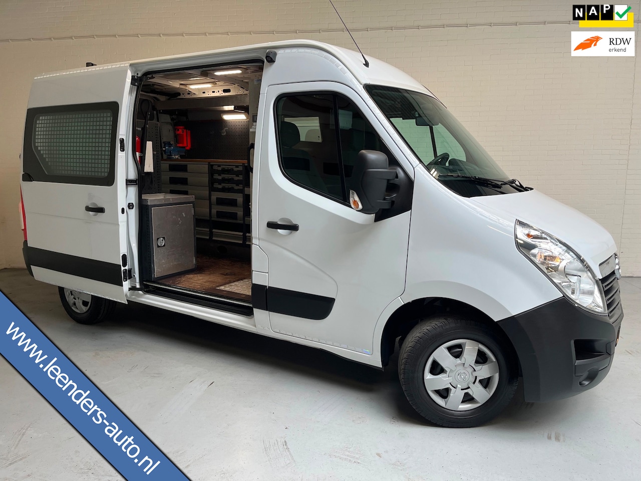 Opel Movano - SERVICEWAGEN AUTOMAAT 2.3 CDTI BiTurbo 170pk euro6 L2H2 V230 OMVORMER BOTT INRICHTING STAN - AutoWereld.nl