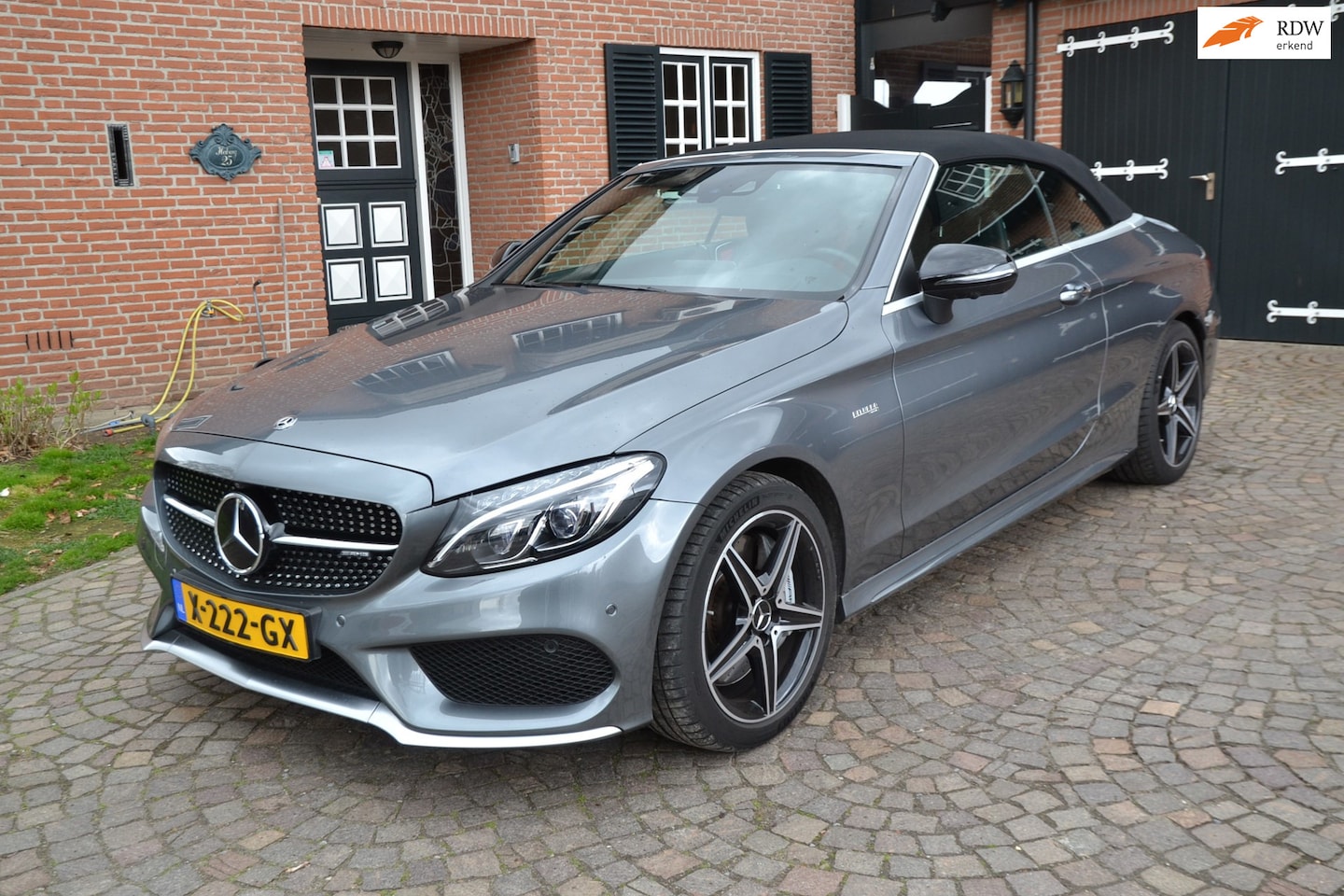 Mercedes-Benz C-klasse Cabrio - AMG 43 4MATIC - Burmeister - Airco -Navi + 360''Camara - Airscarf + Aircap - Memory stoele - AutoWereld.nl