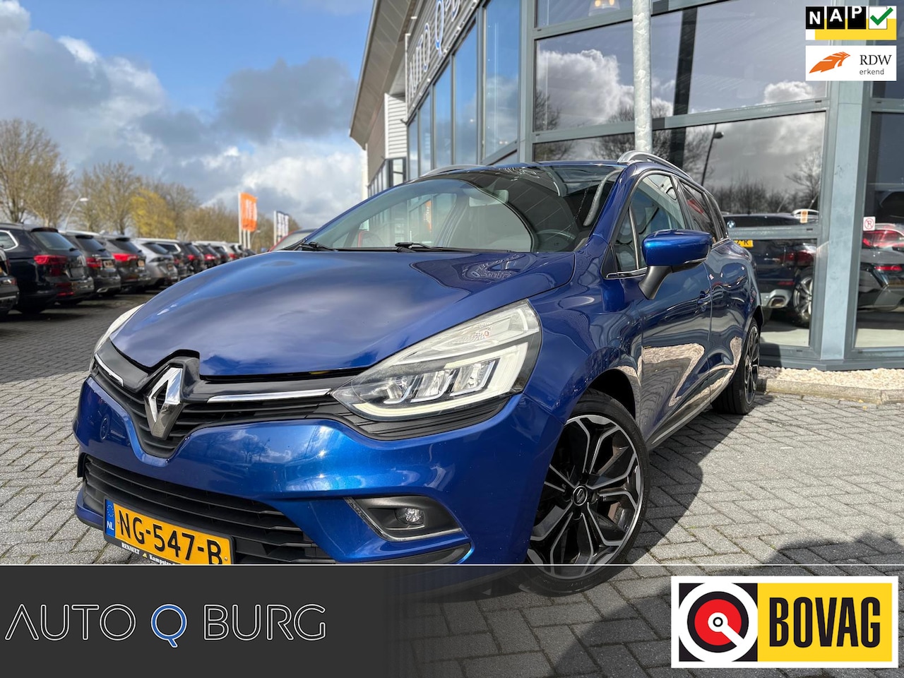 Renault Clio Estate - 1.2 TCe Intens | Automaat | Trekhaak | Bose | Cruise | Navi | Airco | ORG NL | Dealer Onde - AutoWereld.nl