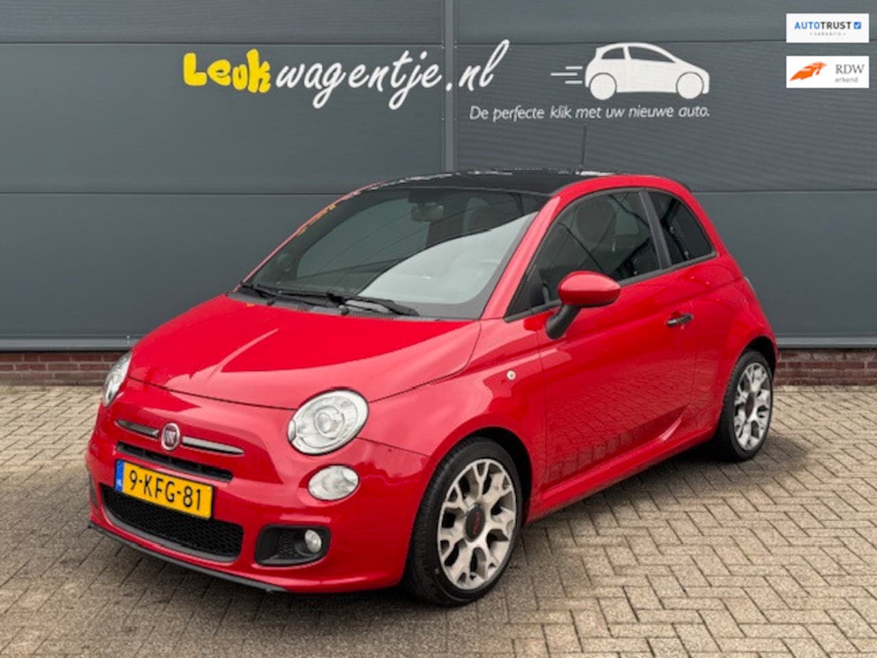 Fiat 500 - 0.9 TwinAir 500S Automaat *leder *xenon *p-sensor - AutoWereld.nl