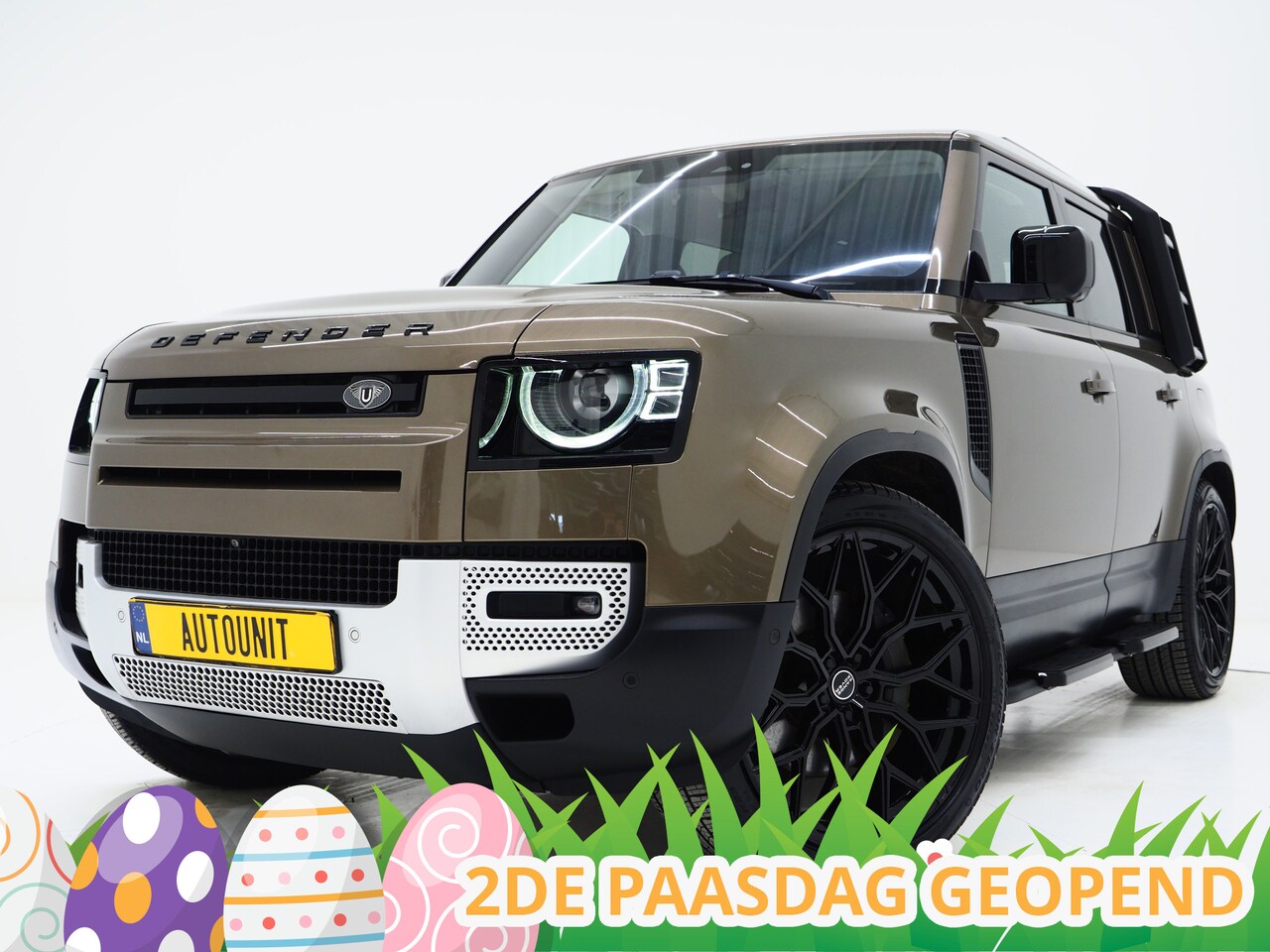 Land Rover Defender 110 - 2.0 P400e SE | PIVI Pro | Meridian | Keyless | 360 | Trekhaak | Memory | Leder | Dodehoek - AutoWereld.nl