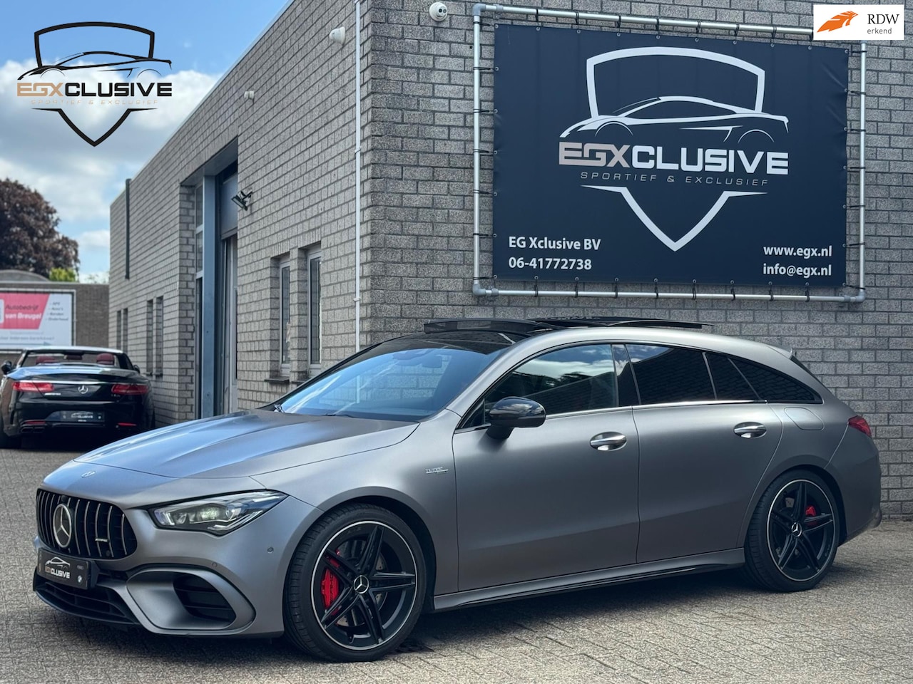 Mercedes-Benz CLA-klasse Shooting Brake - AMG 45 S 4MATIC+ Premium Plus PANO | ACC | LANE | BLIND | MATTE - AutoWereld.nl
