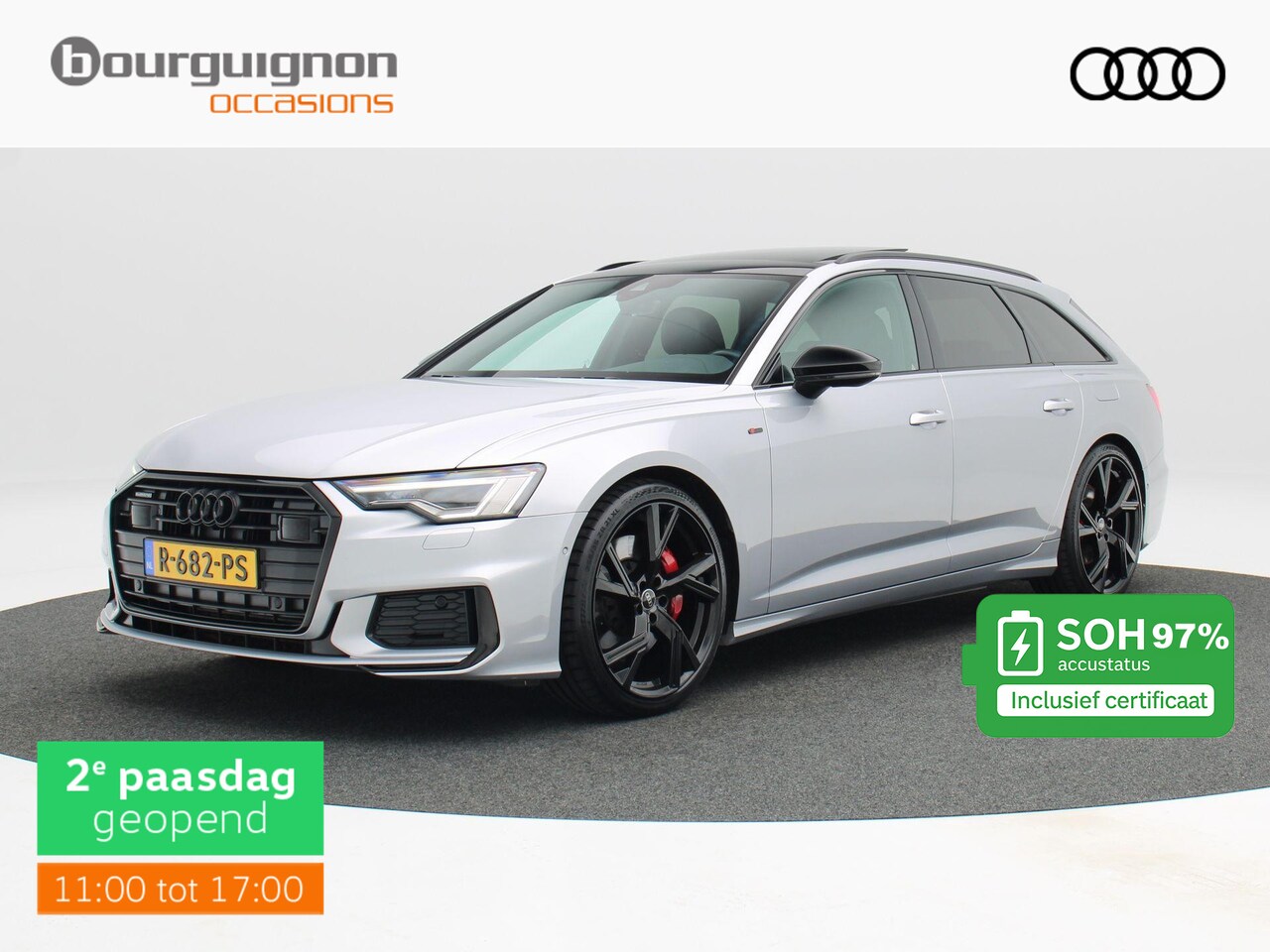 Audi A6 Avant - 55 TFSi e quattro 367 Pk S-Line Competition | Panoramadak | Adaptive Cruise | Stoelverwarm - AutoWereld.nl