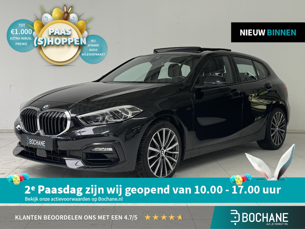 BMW 1-serie - 118i Executive Edition | Panoramadak | Navigatie | Parkeersensoren V+A | Apple CarPlay / A - AutoWereld.nl