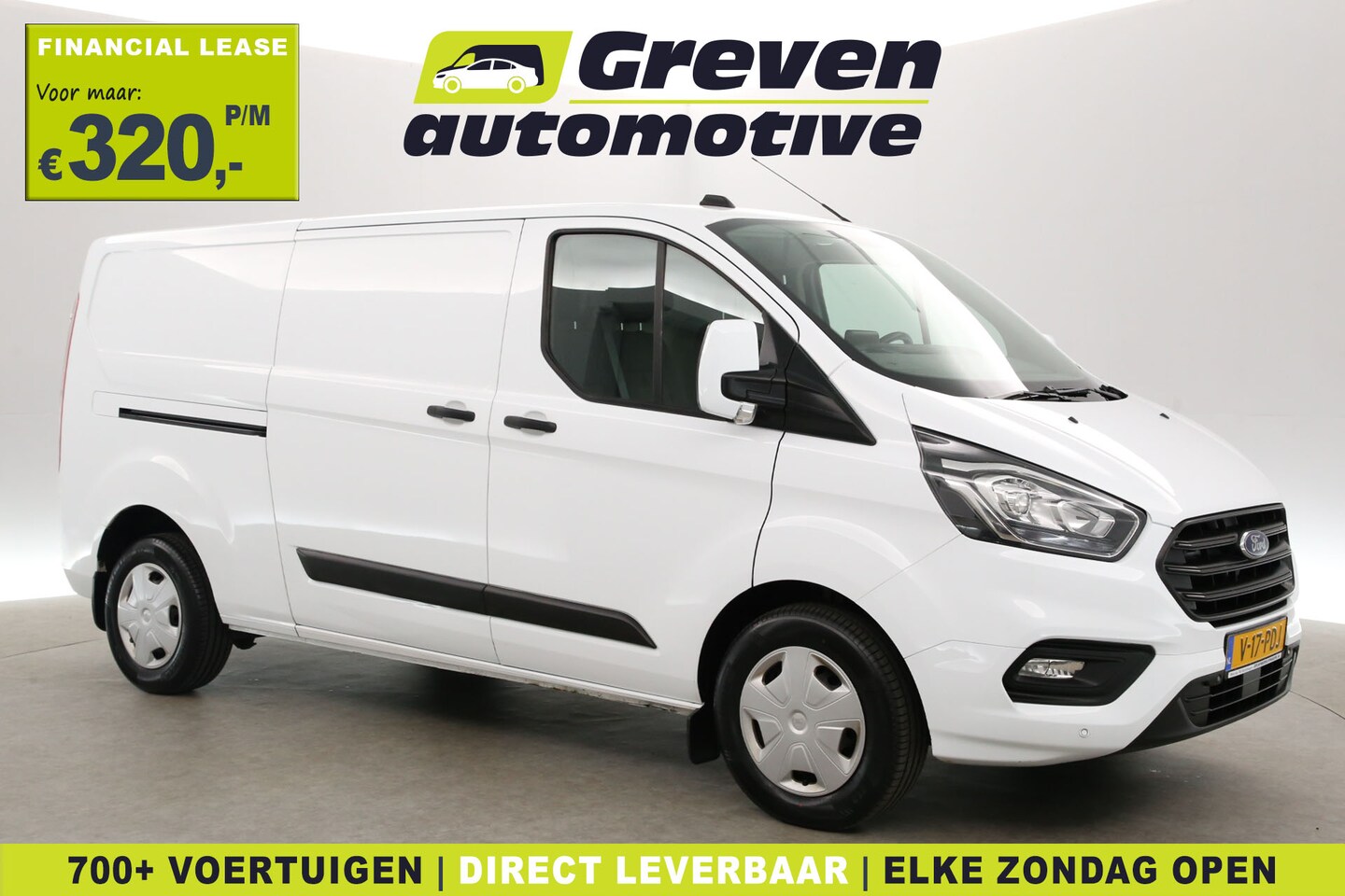 Ford Transit Custom - 2.0 TDCI L2H1 170PK | Aut. | Airco | Cruise | Camera | 3 Zits | Trekhaak | Carplay | Navi - AutoWereld.nl