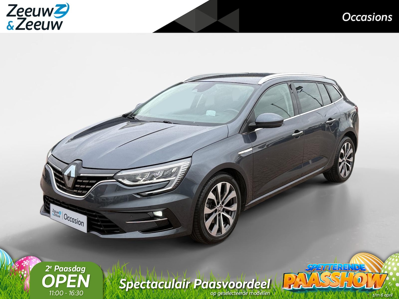 Renault Mégane Estate - 1.3 TCe Intens *Navi+Camera*Lederen bekleding*Climate Control*Winter Pack*Elekt. Stoel*Key - AutoWereld.nl