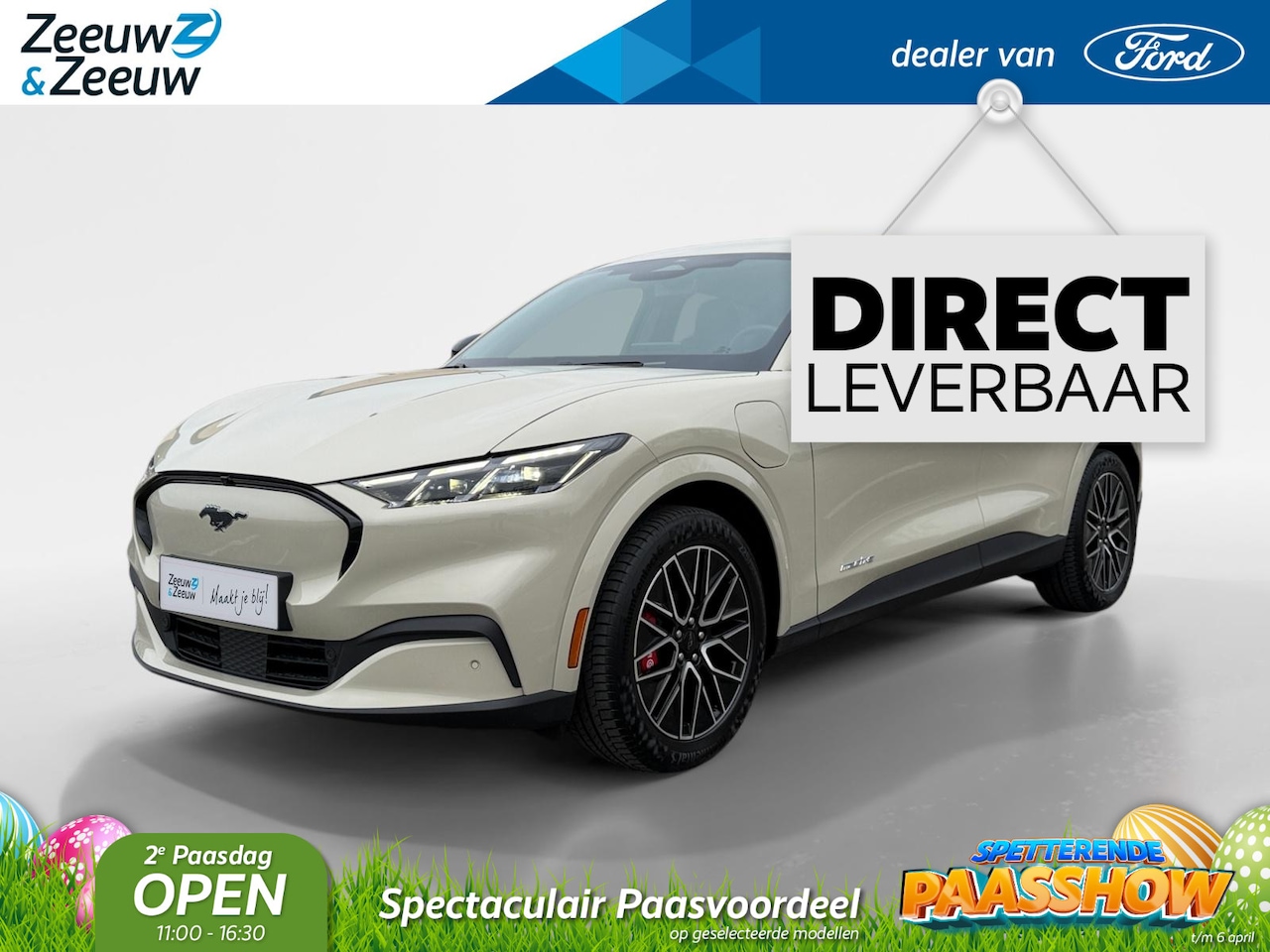 Ford Mustang Mach-E - Extended Premium RWD 88 kWh | Uit Voorraad Leverbaar | Prijs inclusief €2000,- Ford Voorde - AutoWereld.nl