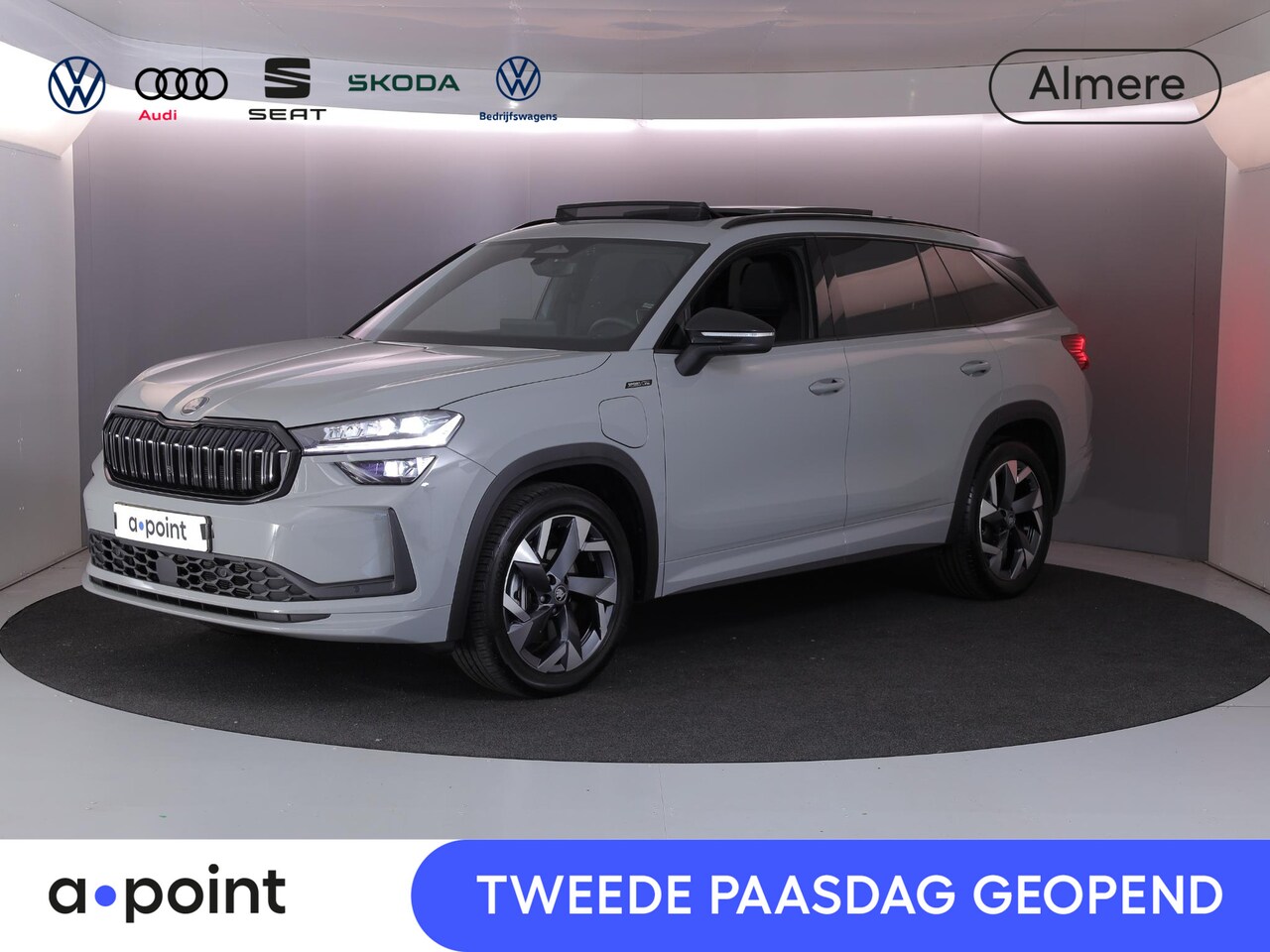 Skoda Kodiaq - 1.5 TSI PHEV Sportline Business 204 pk Automaat (DSG) | Verlengde garantie | Navigatie | P - AutoWereld.nl