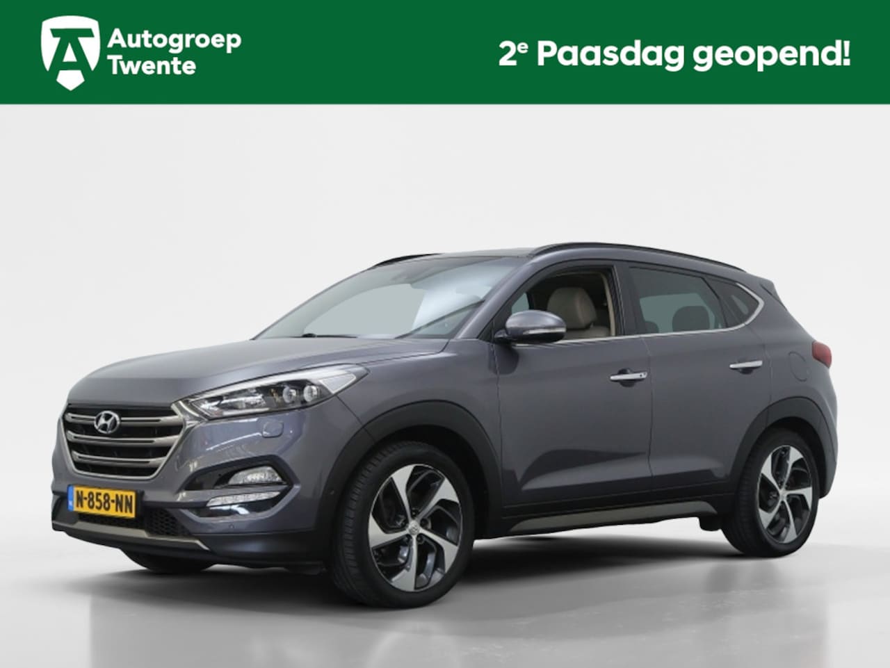 Hyundai Tucson - 1.6 T-GDi Premum Sky 4WD | Trekhaak | Panormadak | - AutoWereld.nl