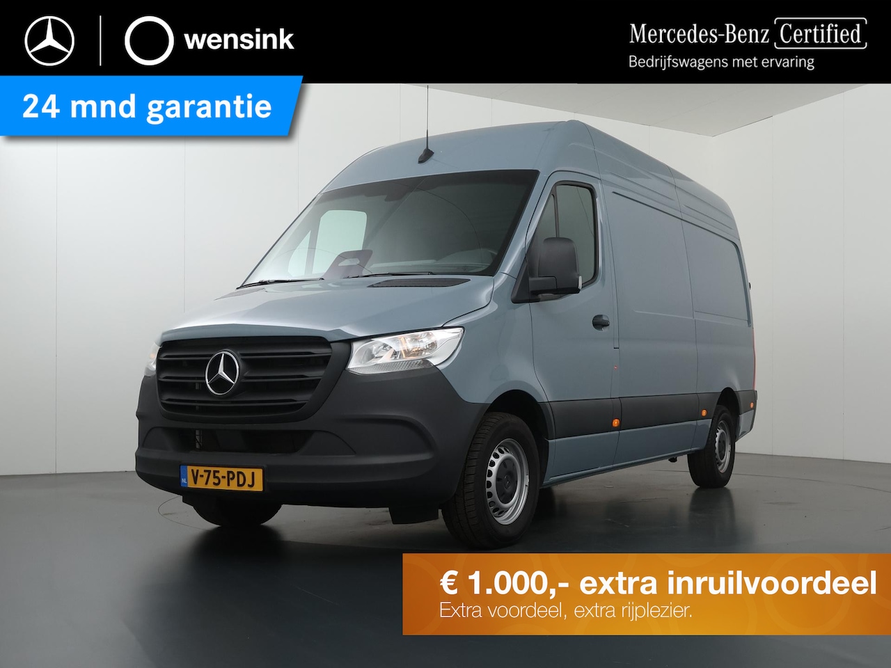 Mercedes-Benz Sprinter - 317 CDI | Aut. | L2 H2 | Pro | Verwarmde Chauffeursstoel | Bijrijdersbank | Spiegelpakket - AutoWereld.nl