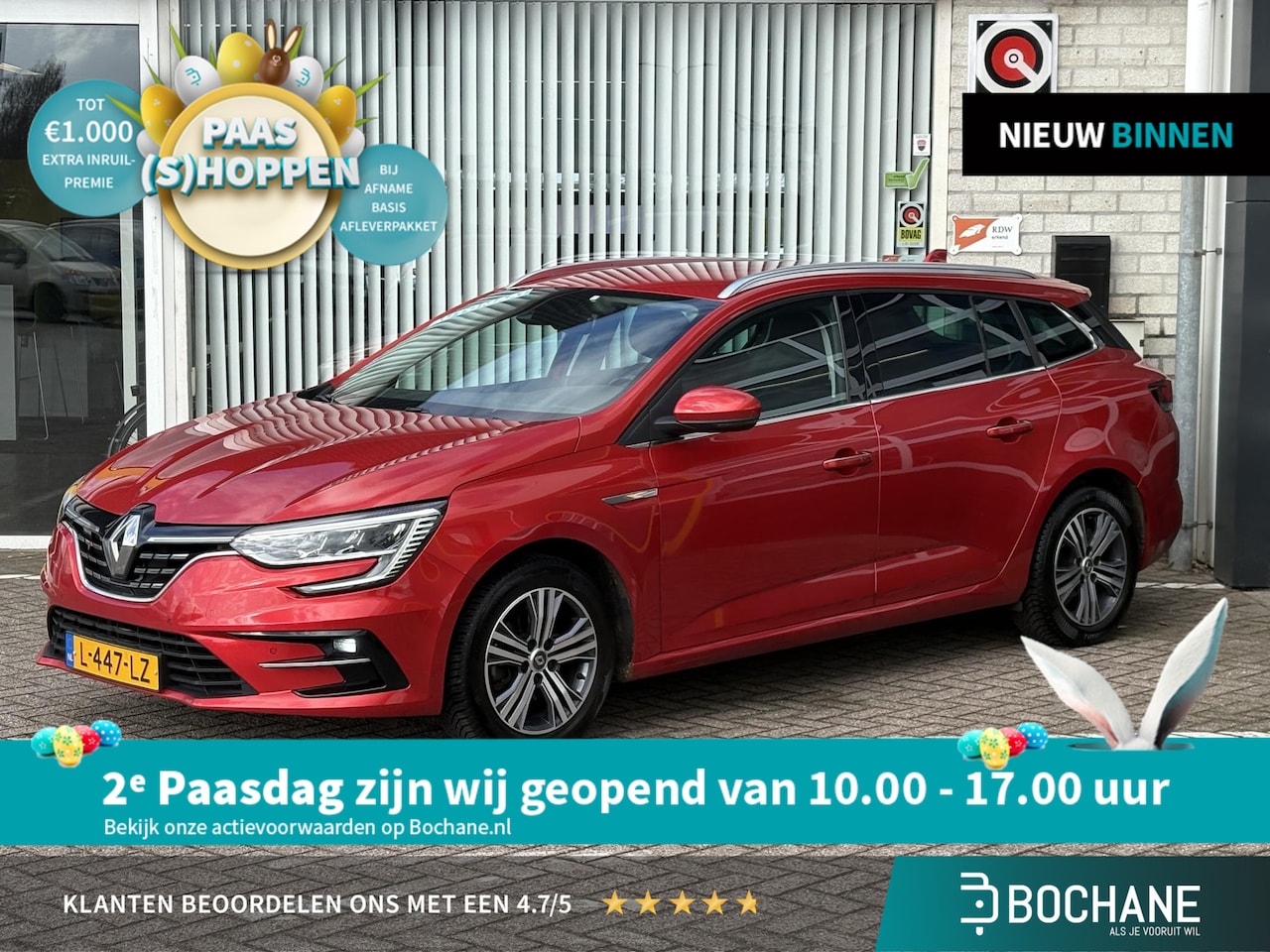 Renault Mégane Estate - 1.3 TCe Intens | NL-Auto | Trekhaak | Navigatie | Climate Control | Parkeersensoren | LED, - AutoWereld.nl