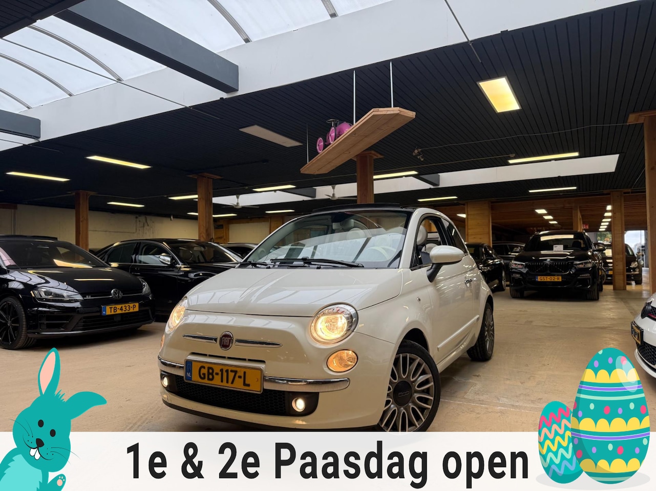 Fiat 500 C - 0.9 TwinAir Turbo Cult Cabrio Virtual Airco - AutoWereld.nl