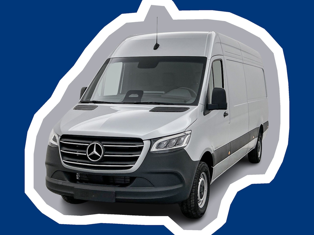 Mercedes-Benz Sprinter - 317 1.9 CDI L3 Select Navigatie Distronic Betimmering Trekhaak 3500kg Led - AutoWereld.nl