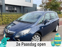 Opel Zafira Tourer - 1.4 7p. Cruise/climate-controle stuur/stoel-verwarming fietsendrager pakeer-sensoren