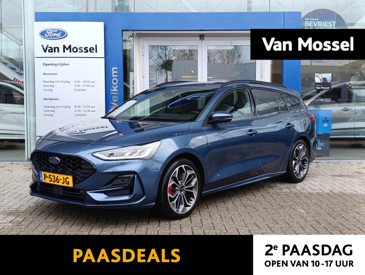 Ford Focus Wagon - 1.0 EcoBoost ST Line X Business | Adaptieve Cruise Control | Trekhaak | Stoel/stuur voorru - AutoWereld.nl