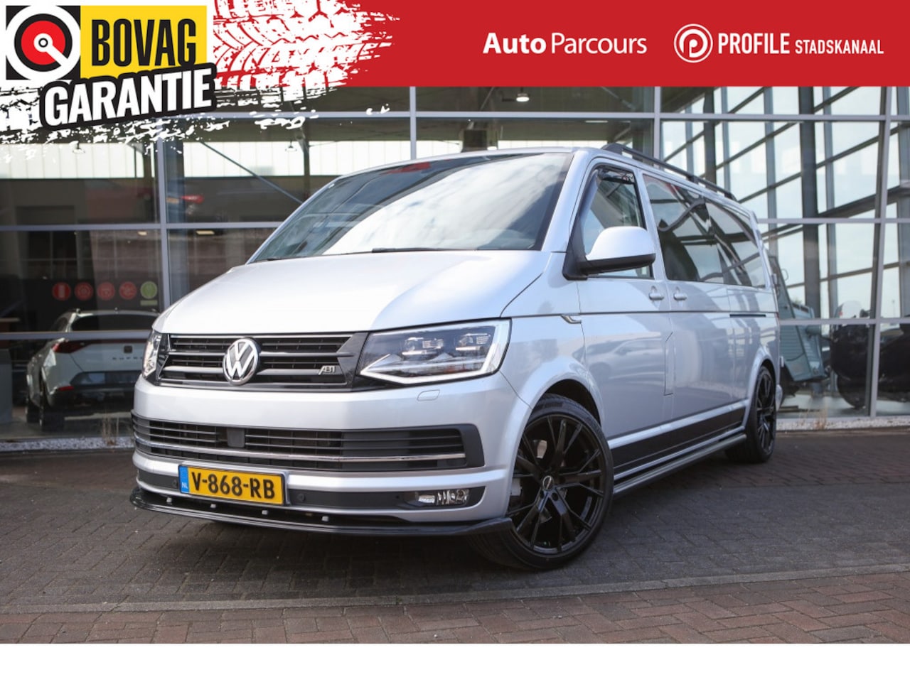 Volkswagen Transporter - 2.0 TDI L2H1 DC Hi.| 2x schuifdeur | Schuif kantel | Leer | - AutoWereld.nl