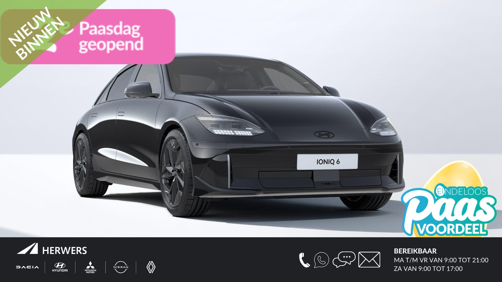 Hyundai IONIQ 6 - Business 77.4 kWh / Nu met €9000 voordeel / Nieuw uit voorraad leverbaar / 545km WLTP Acti - AutoWereld.nl