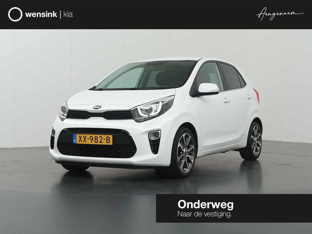 Kia Picanto - 1.0 CVVT Design Edition | Leder | Navigatie | Parkeercamera | Climate Control | Cruise Con - AutoWereld.nl