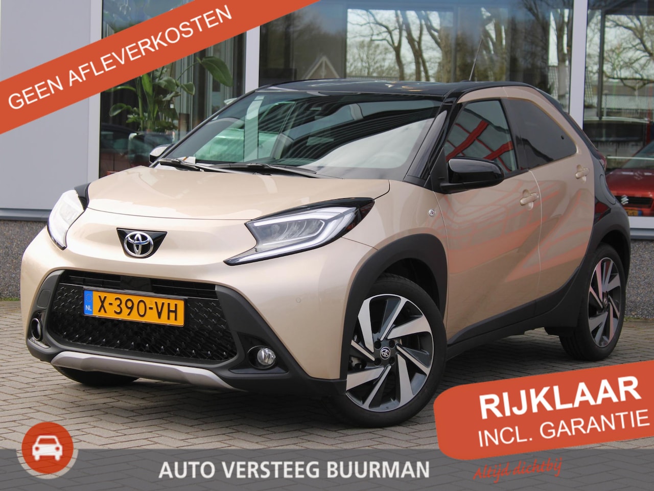 Toyota Aygo X - 1.0 VVT-i Envy S-CVT Automaat Leder/Stof Bekleding, Cruise en Climate Control, Carplay/And - AutoWereld.nl