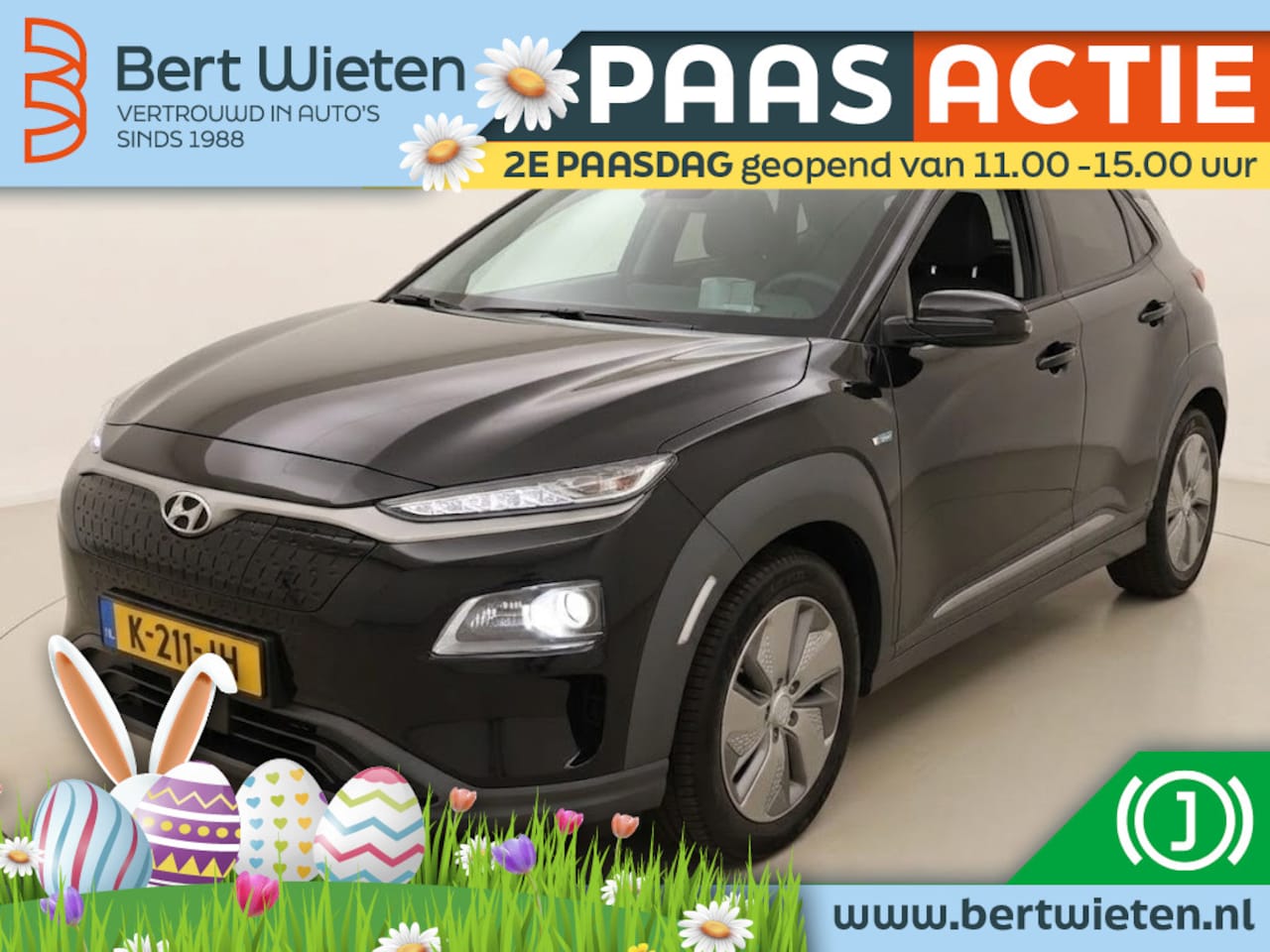 Hyundai Kona Electric - EV Premium 64 kWh | Geen import | SOH 93 % | Compleet - AutoWereld.nl