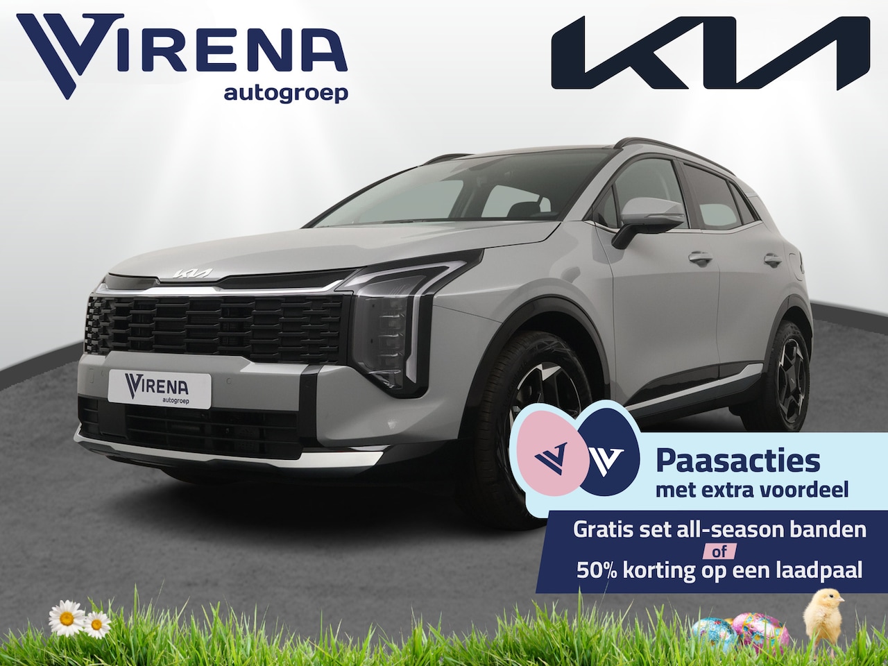 Kia Sportage - 1.6 T-GDi Hybrid DynamicPlusLine - Schuif-/Kanteldak - Apple Carplay/Android Auto - Stoel- - AutoWereld.nl