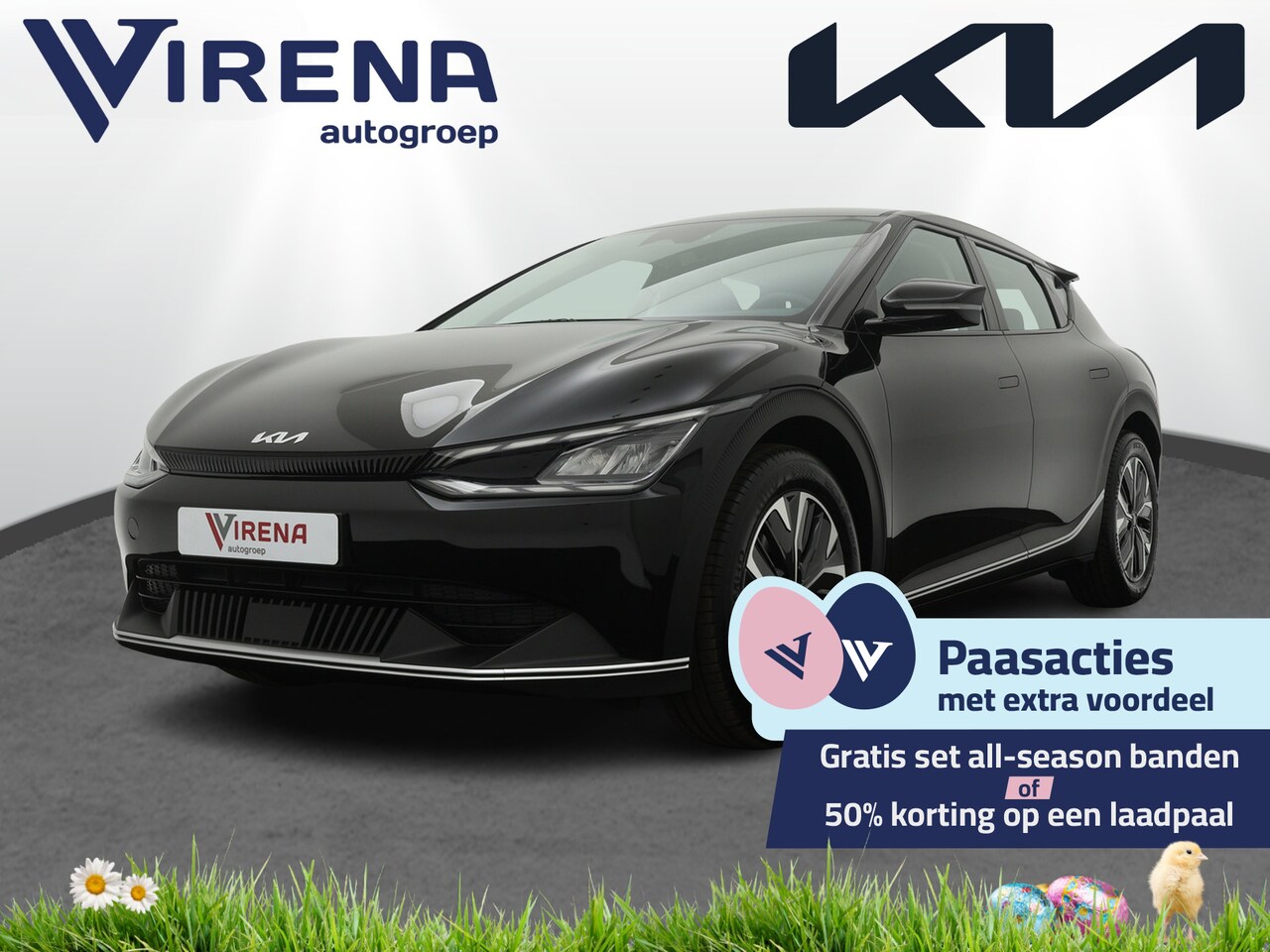 Kia EV6 - Light 58 kWh - SOH 98,7% - Navigatie - Cruise Control - Apple CarPlay / Android Auto - Ach - AutoWereld.nl