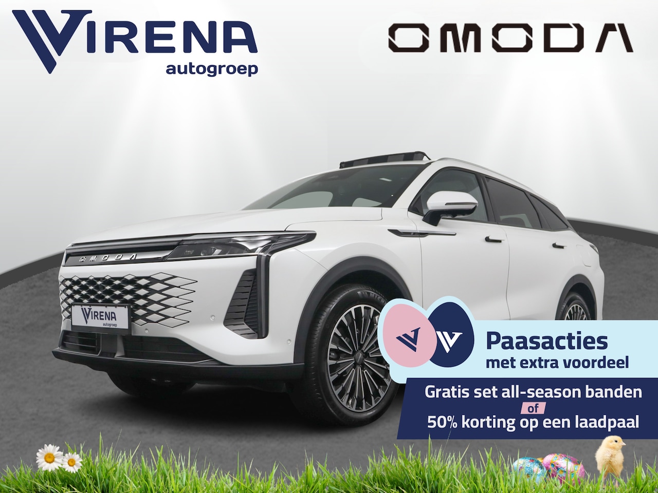 Omoda 9 - SHS 1.5T-GDi SHS-P Premium - Inruilpremie € 4.000,- - PHEV Premium - Panoramadak - 140km a - AutoWereld.nl
