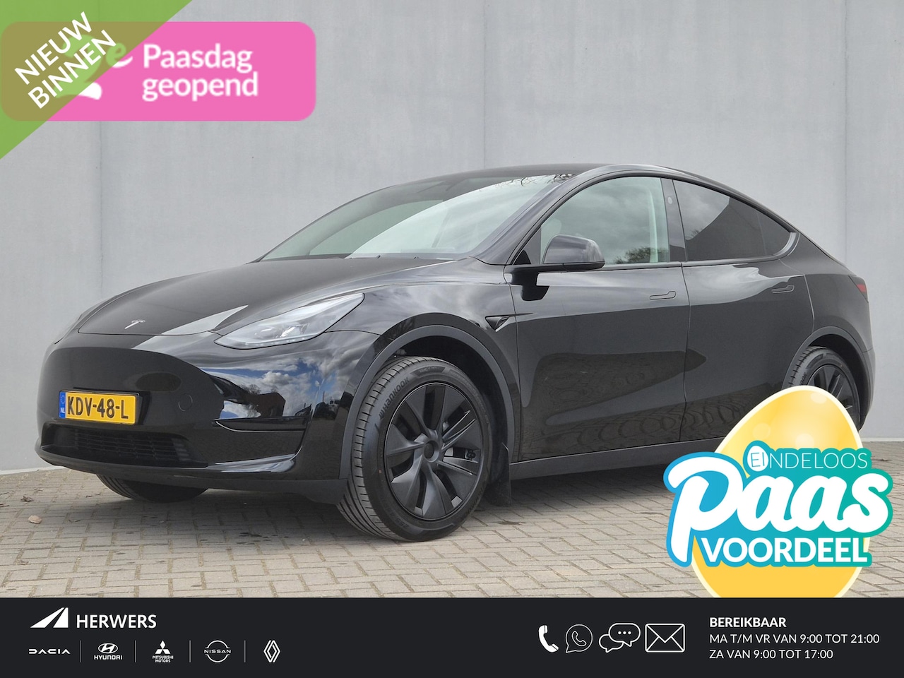 Tesla Model Y - Long Range RWD 75 kWh Automaat / CCS snellader / Panoramadak / Trekhaak afneembaar / Basic - AutoWereld.nl